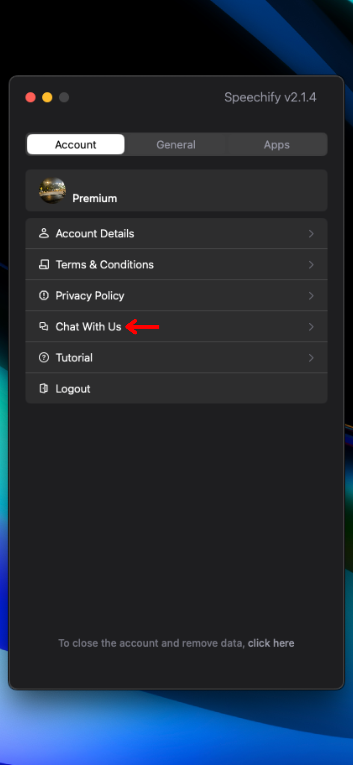 How to Access Support on Speechify Mac App